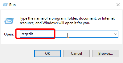 regedit