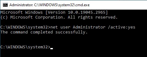cmd_criar um admin renomear pasta de usuário windows 10