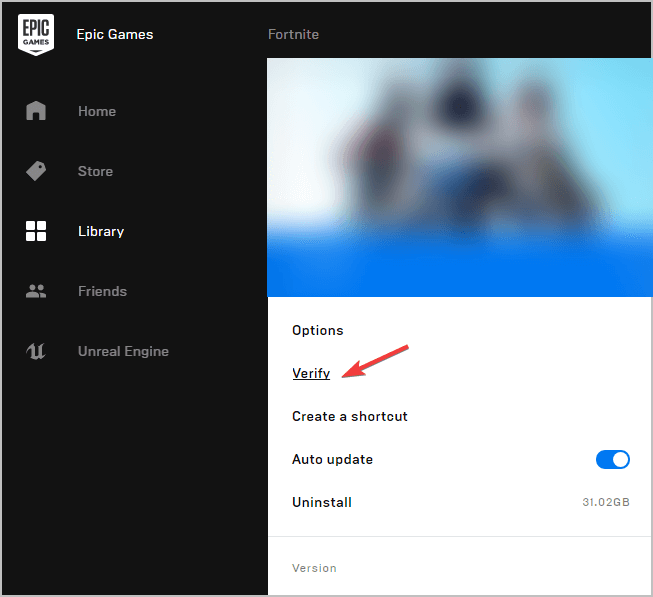 Borderlands 3 Epic games Launcher game verify