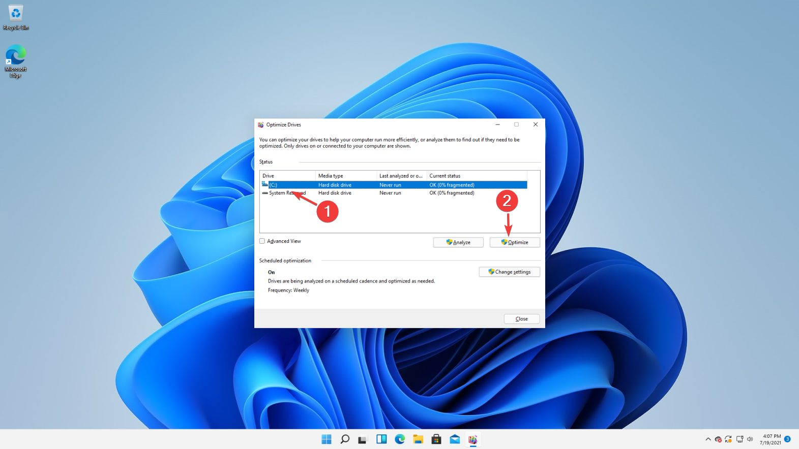 hard-disk-c high ram usage windows 11