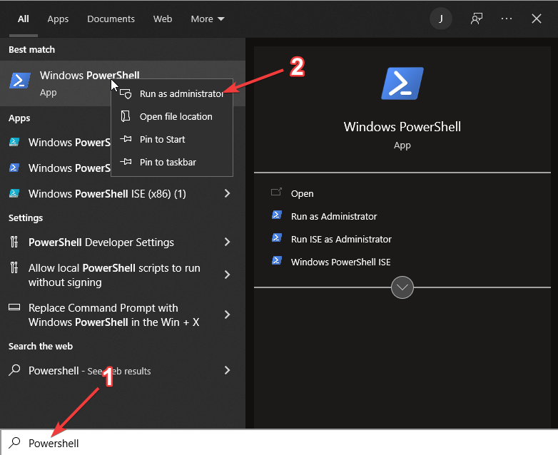 запуск windows powershell