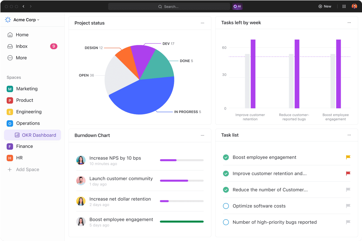 clickup project management