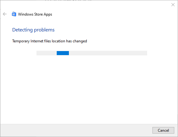 Windows Store Apps 문제 해결사 0x803fb005 microsoft store