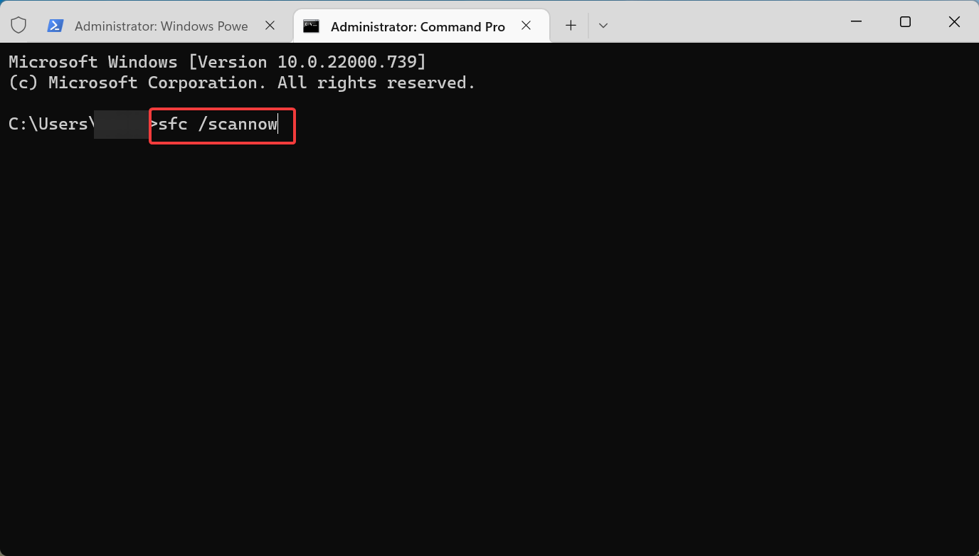 sfc /scannow to fix browser not working windows 10